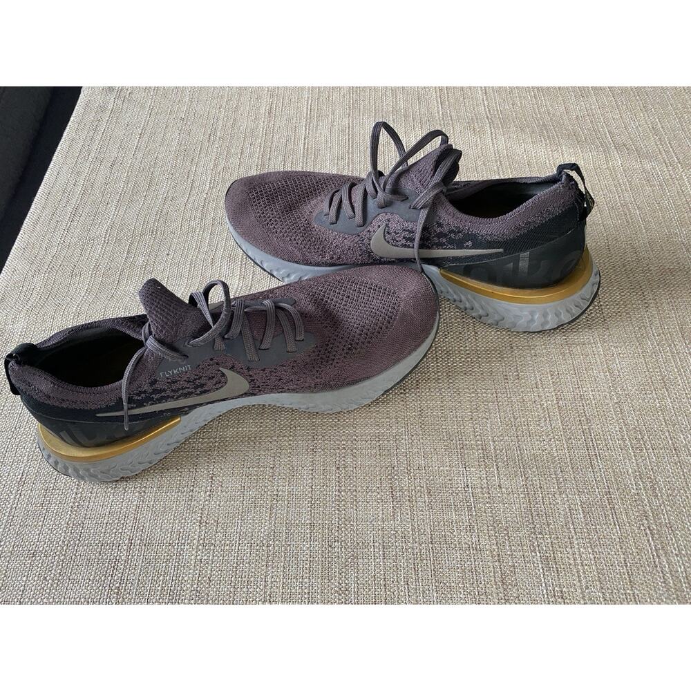 NIKE Epic React Flyknit Thunder Grey 11 - Picture 4 of 9